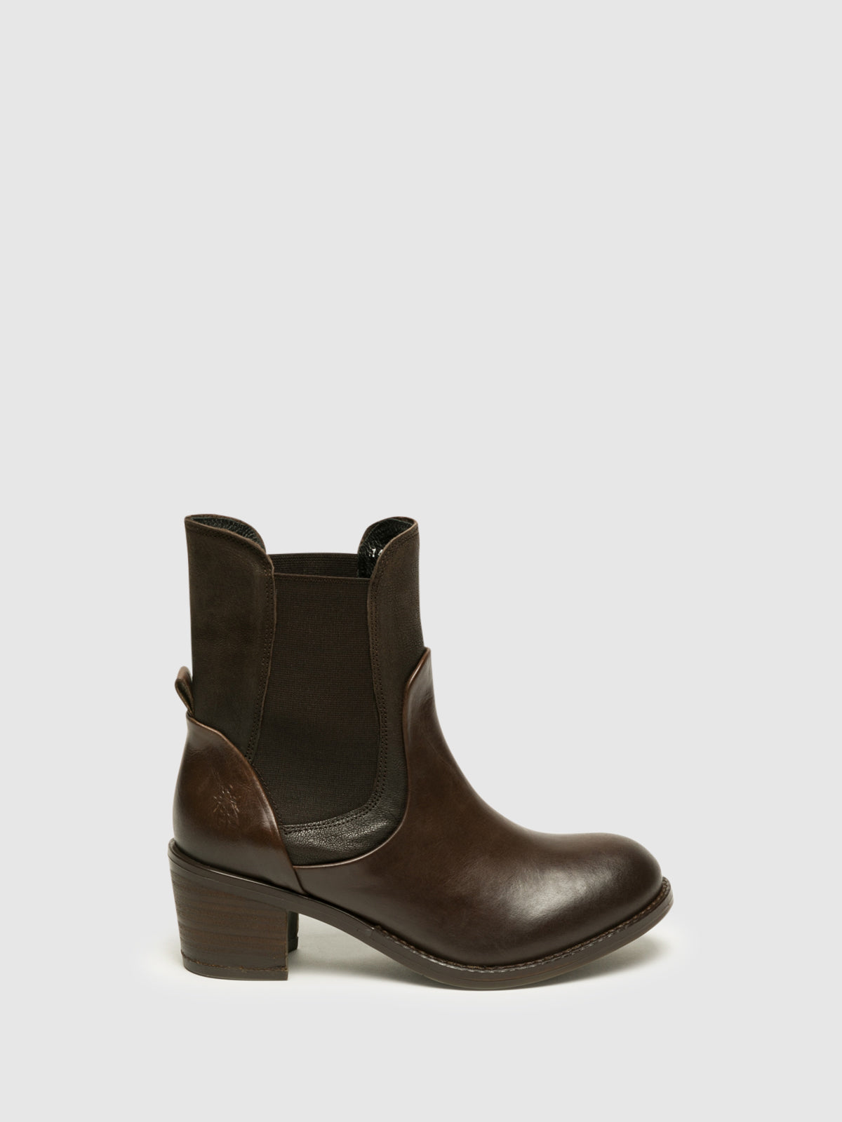 Fly London Brown Elasticated Ankle Boots